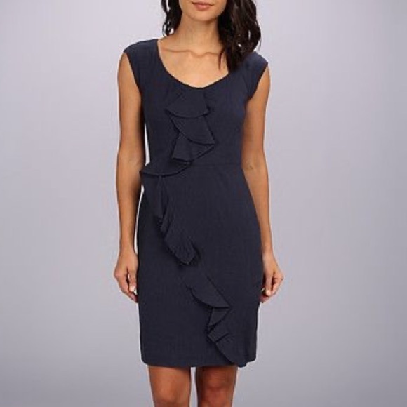 REBECCA Taylor Blue Femme Work Dress size 8 - Picture 1 of 9